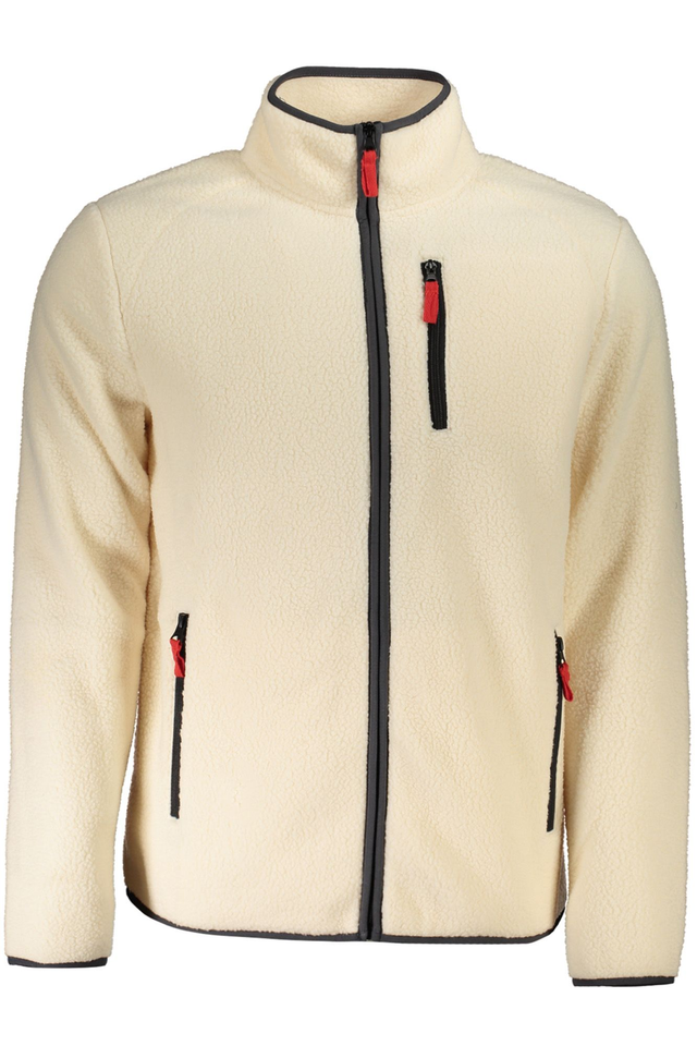 NORWAY 1963 FELPA CON ZIP UOMO BEIGE