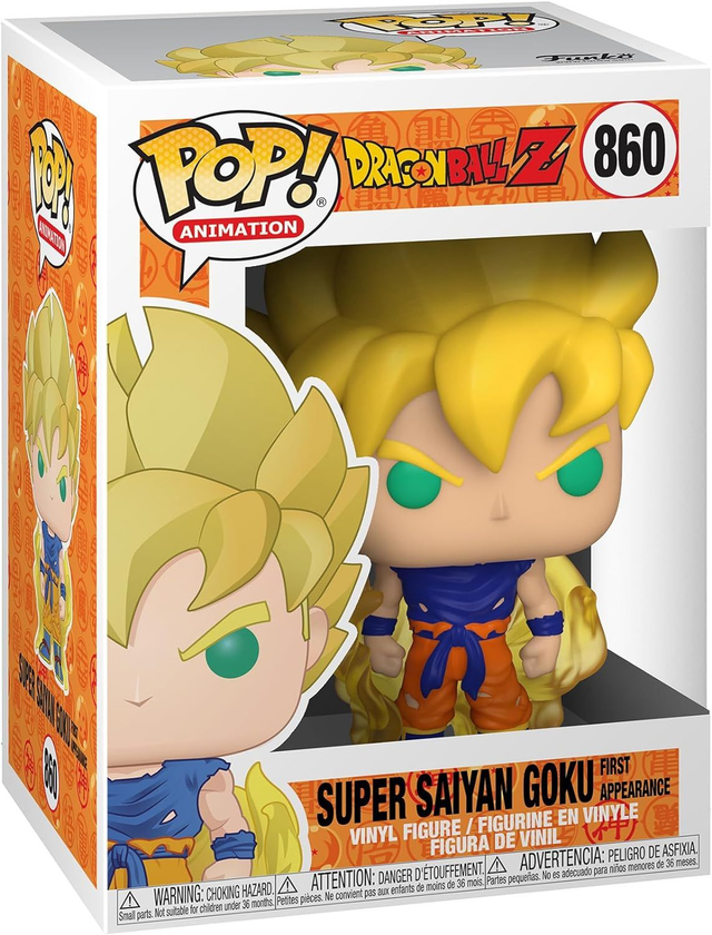 Funko - DRAGON BALL Z - POP Funko 860 - SS Goku First Appearance