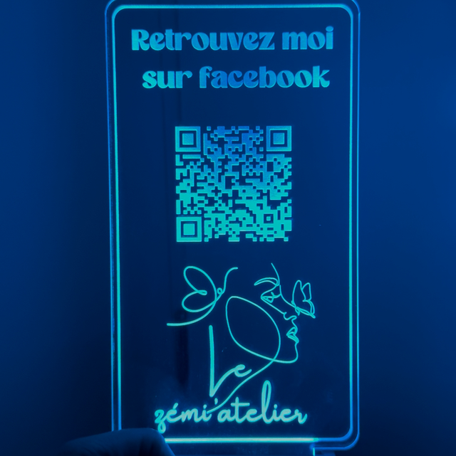 Lampe multicolores publicitaire 