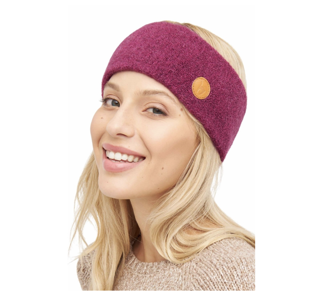 STRETCH Alpakastirnband – Himbeere