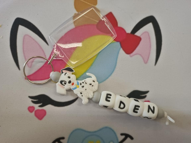 Porte clés photo 1 branche Dal