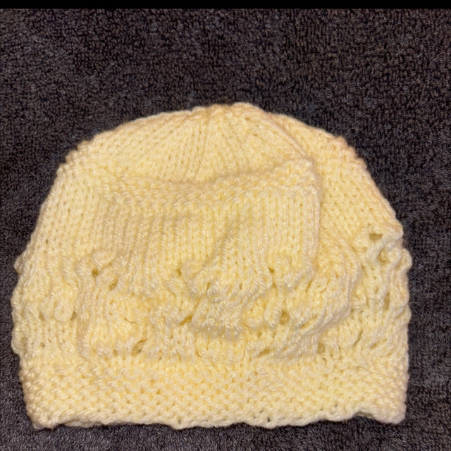 Lemon baby hat 