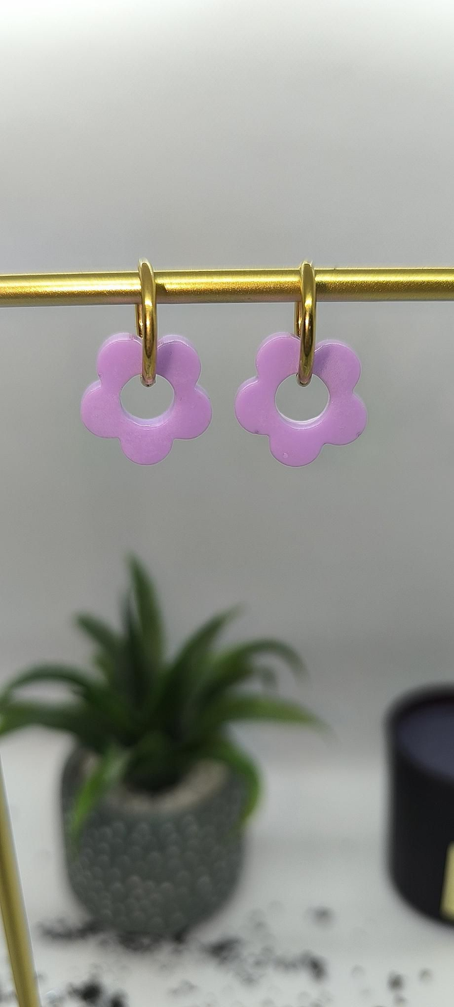 Pampilles interchangeables lila 