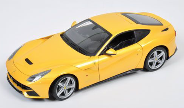 Ferrari F12 Berlinetta gelb Hot Wheels Elite Mattel 1:18