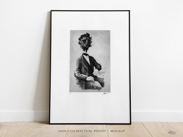 Fine art etching / Not framed / Portrait XVIII