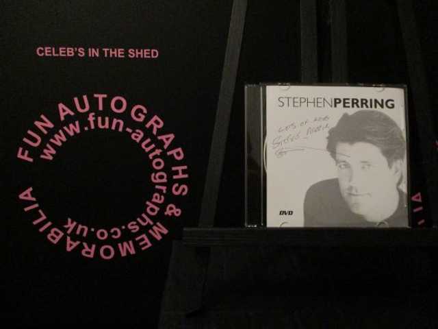 Stephen Perring - 'Voice Over' Authentic Autographed CD Cover