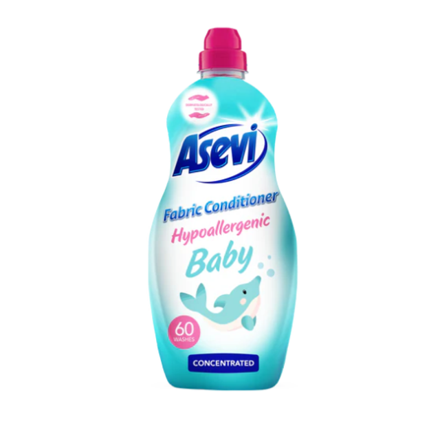 Asevi Concentrated Fabric Softener Hypoallergenic Baby 60 Wash 