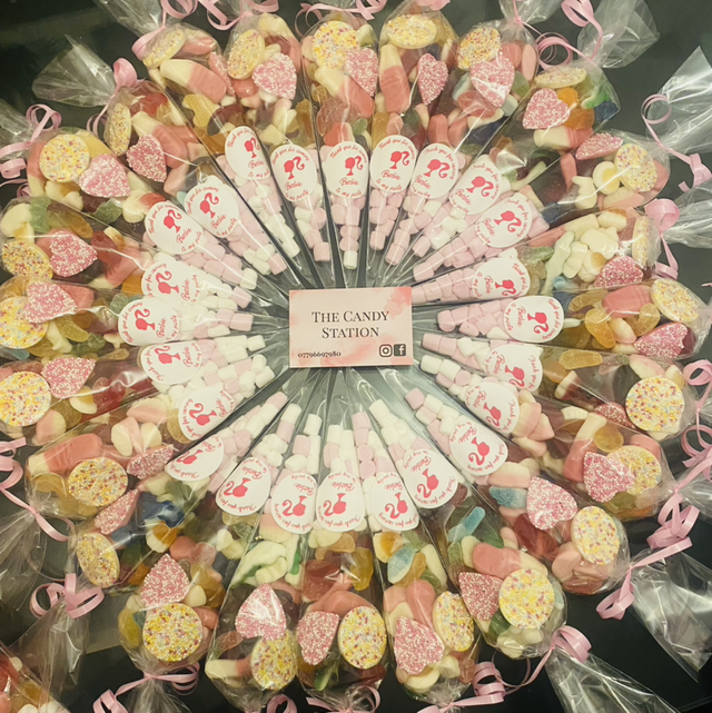 Sweet cones Barbie marshmallow  