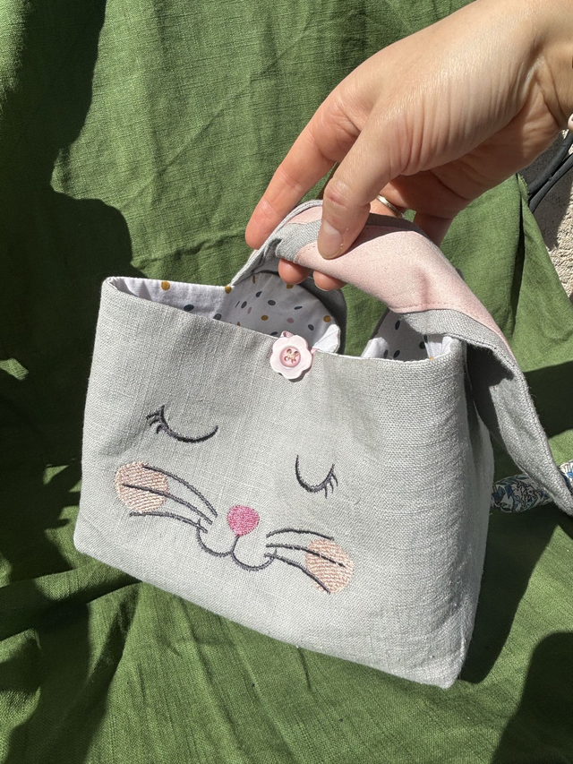 Panière sac lapin