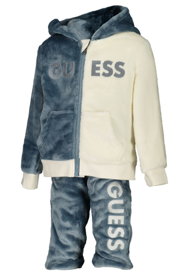 GUESS JEANS FELPA CON ZIP BAMBINO BLU