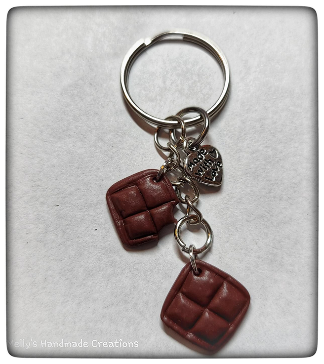 Guilt Free Chocolate Keychain