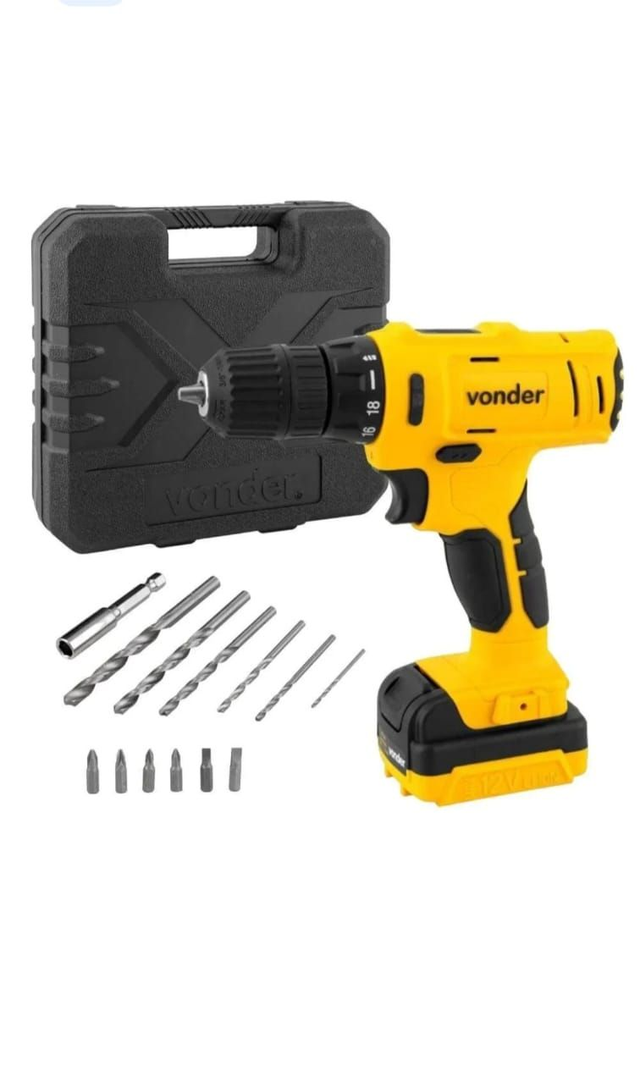 Parafusadeira E Furadeira Vonder 12V Vonder Pfv120 - Bivolt