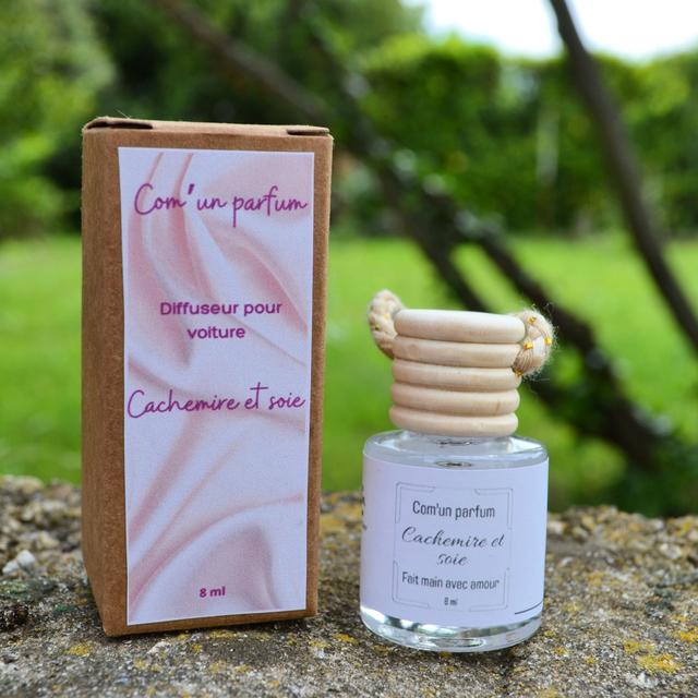 Diffuseur pour voiture Cachemire et Soie 8ml