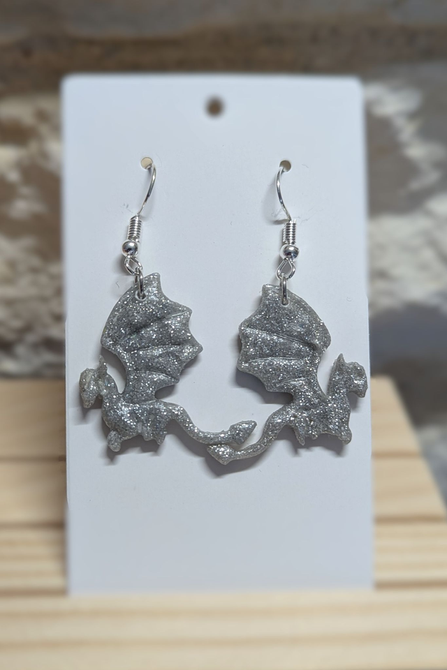 Boucles d'oreilles dragon
