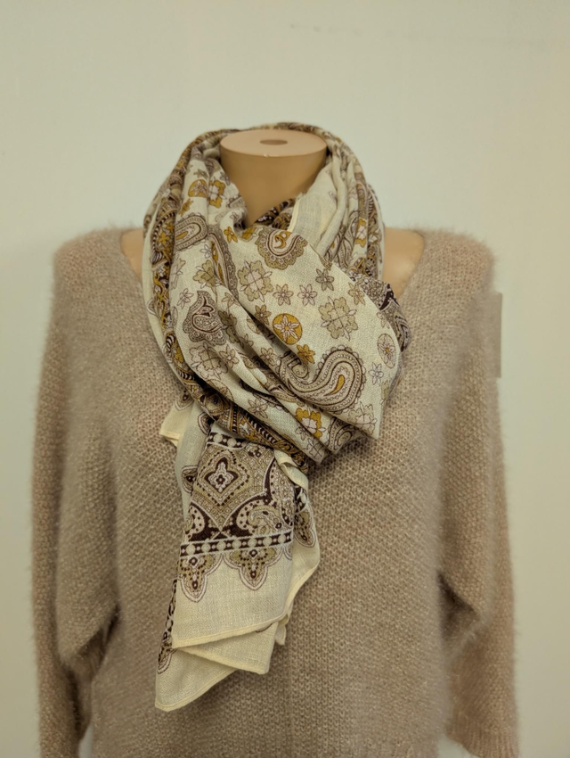 Foulard Rym beige