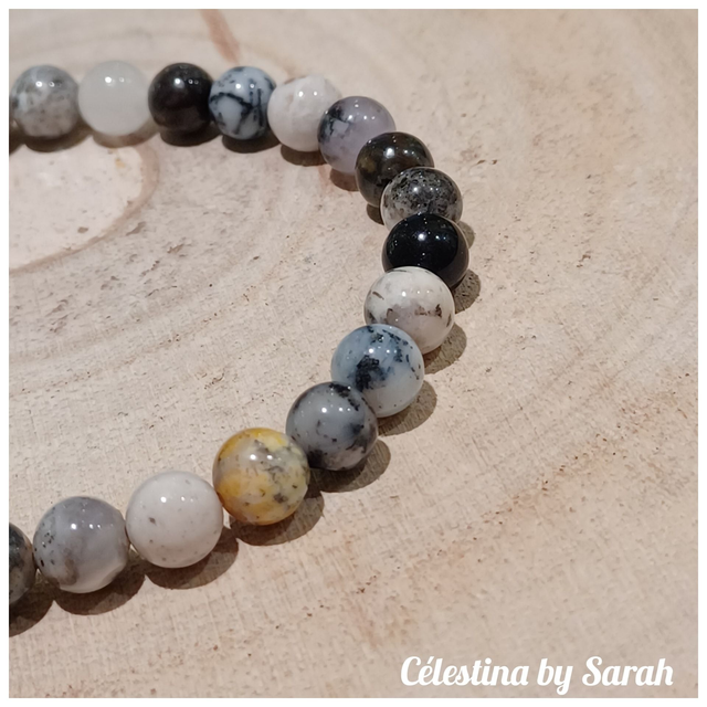 Bracelet Merlinite 6mm Taille Dame