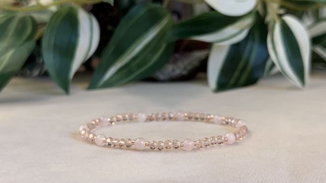 Bracelet | Quartz Rose - Sobre 1