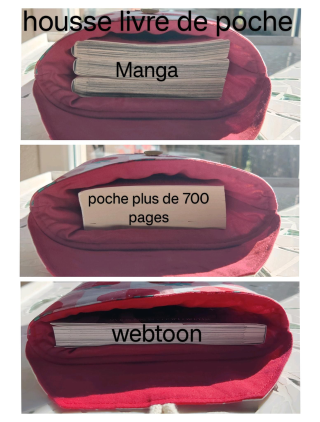 Housse de livre "Rosita"