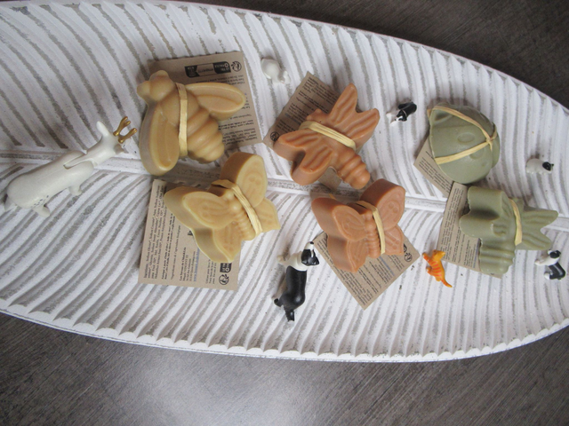 Savons forme &quot;animaux&quot;