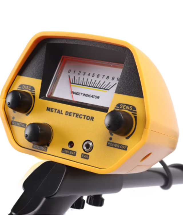 Prachtige metaaldetector geel zwart GTX5030G
