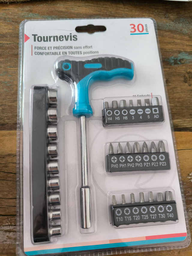 TOURNEVIS 30 PIÈCES 