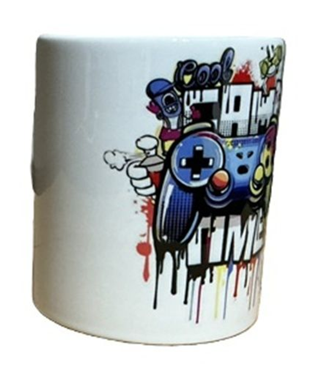 Game Time Mug - Novelty Mug - 11oz Ceramic Mug