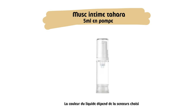Musc intime barbe à papa 5ml en pompe 