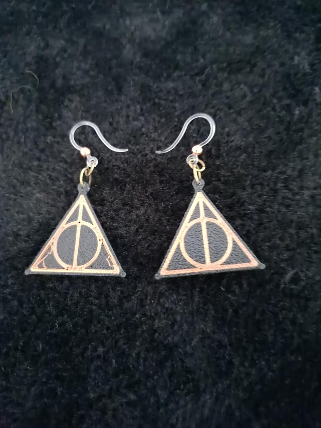 Boucles d&#039;oreilles triangle 
