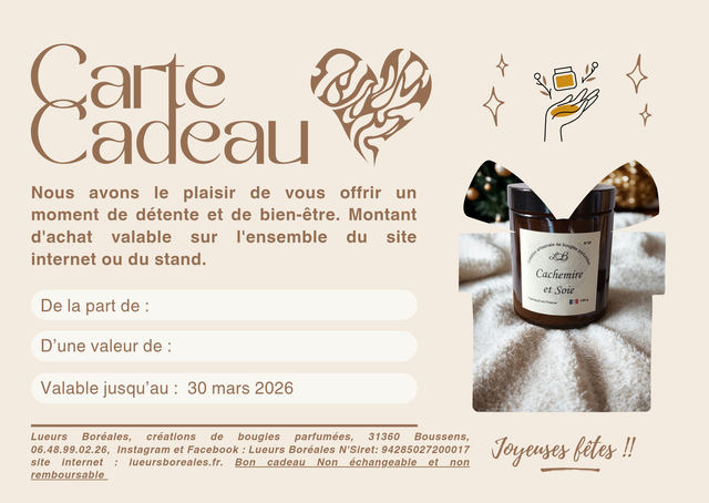Carte Cadeaux
