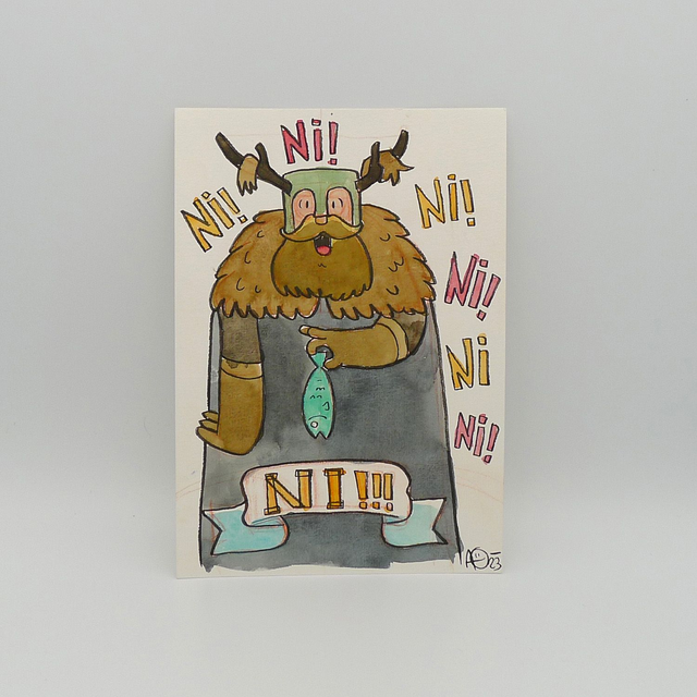 Original Art - Ni Ni Ni! - 14x20,5cm - only one available