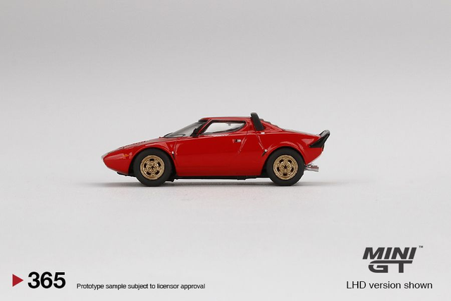 MGT00365 Mini GT 1/64 Lancia Stratos HF Stradale Rosso Arancio 