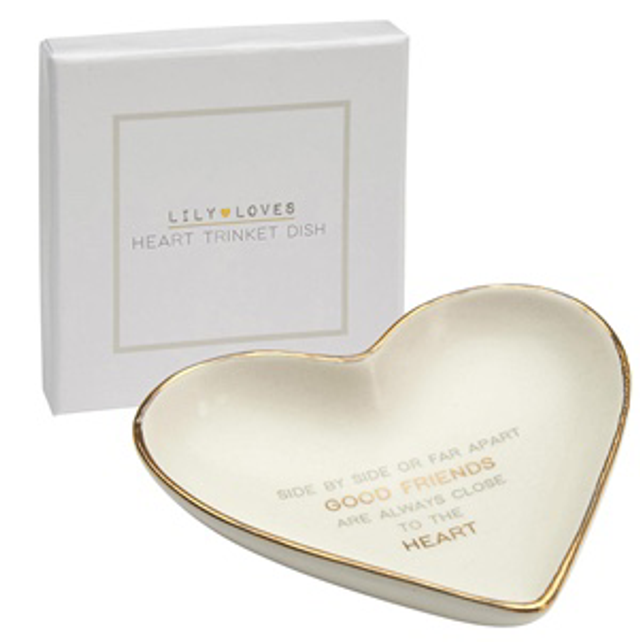 Good friends boxed trinket dish