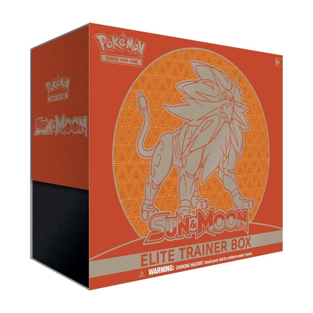 Sun & Moon Elite Trainer Box (Solgaleo) Ingles (ACRILICO INCLUIDO)