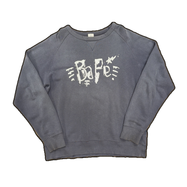 Bape Vintage Spellout Jumper - L