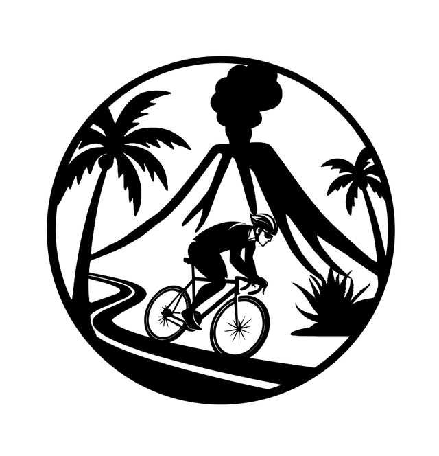 CYCLIST IN LANZAROTE 10CM