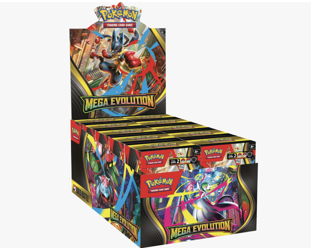 Pokemon Trading Card Game: Mega Evolution Build and Battle Box DISPLAY (10x Boxes) ENGLISH
