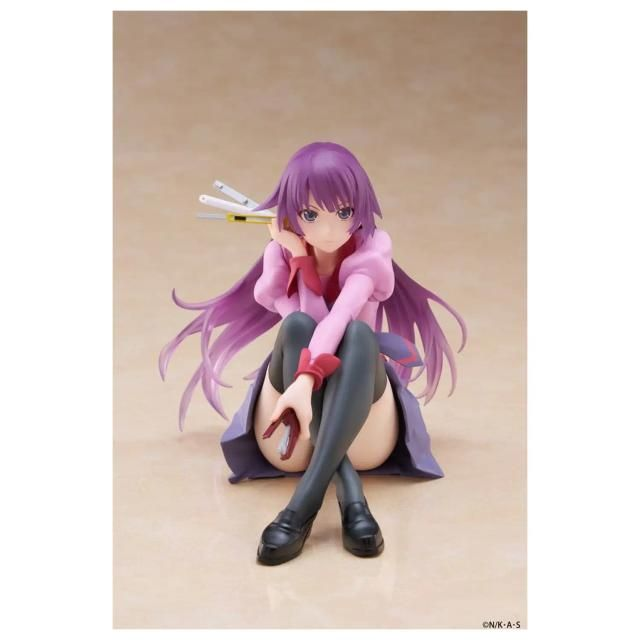 Monogatari: PVC Statue Desktop Cute Figure Hitagi Senjougahara 13 Cm