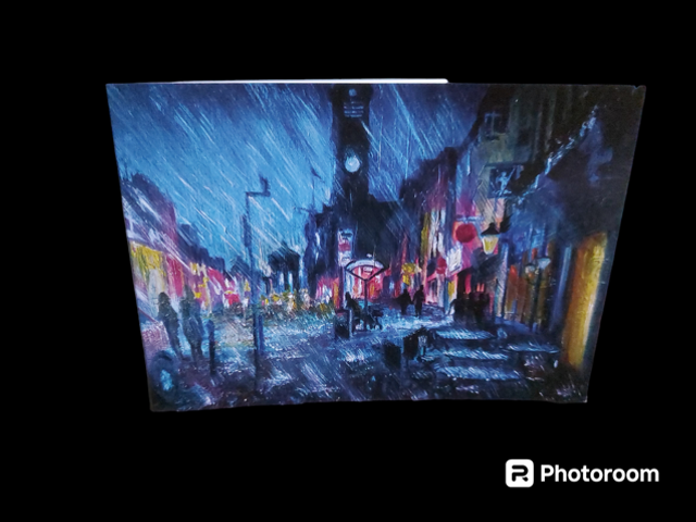 Colchester lights x3 cards A6