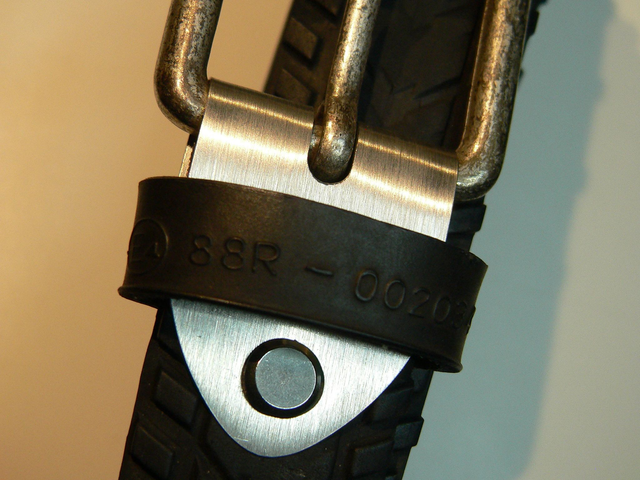 Pneu de vélo VTT noir reliefs, 88R-00203