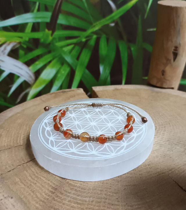 Bracelet en cornaline