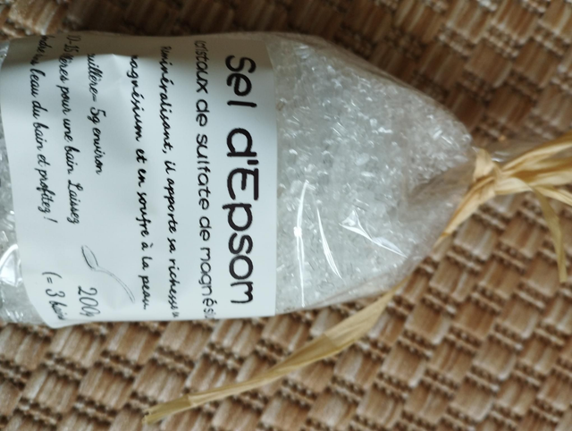 Sel d'Epsom (bain ou soins externe)