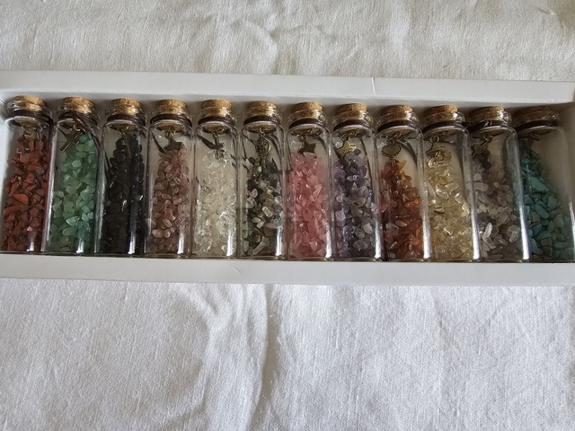 coffret de 12 fioles à souhaits