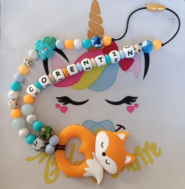 Collier à mâcher Renard