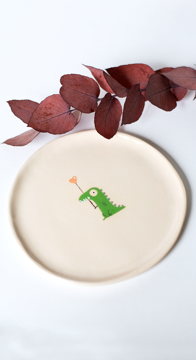 Assiette dino