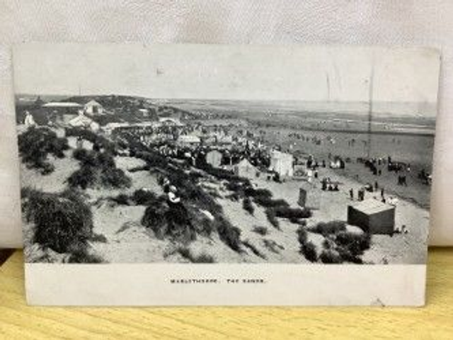 Mablethorpe, The Sands, Lincolnshire, unbranded vintage postcard Our Ref No R372 £2.50