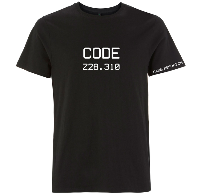 «Code Z28.310», T-Shirt, schwarz, Unisex
