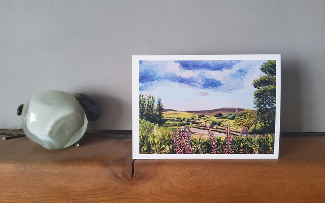 Danby, North York Moors. Art card. 