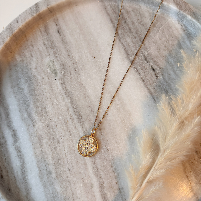 Clover Glitter Bomb Kette