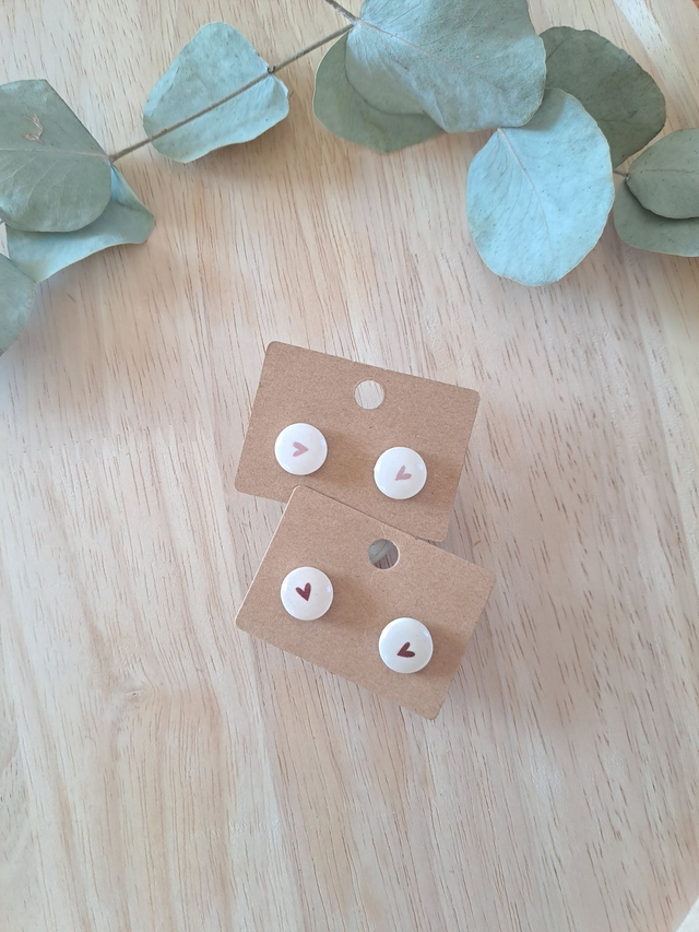 Boucles d'oreilles puces Stella