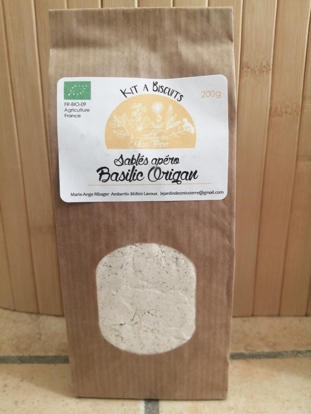 Sablés apéro Basilic origan